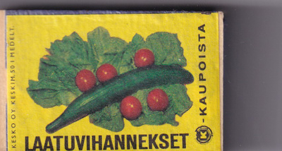 Laatuvihannekset K - Kaupoista, aski, tikut , b419