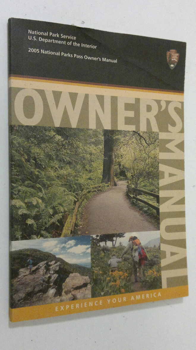 2005 National Parks Pass Owner's Manual