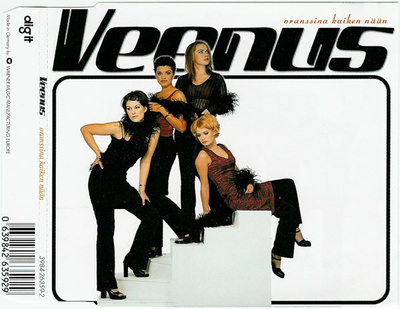 Veenus • Oranssina Kaiken Nään CD Maxi-Single