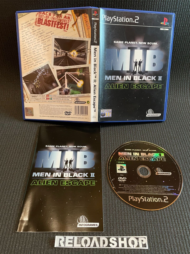 Men in Black II Alien Escape - Nordic PS2 - CIB