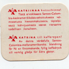 Kahvilappu KATRIINA kutsuihinne. ( PUNAINEN ) - pikkukuva 1