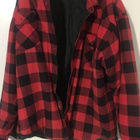 PLAID TARTAN RED BLACK JACKET quilted TAKKI KOKO xxl - pikkukuva 3