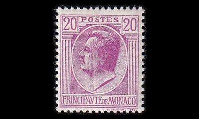 Monaco 80 ** Louis II 20 C lila (1924)