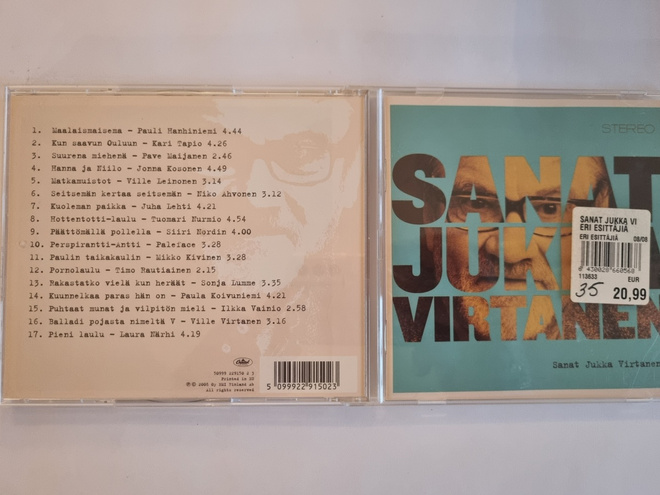 SANAT JUKKA VIRTANEN CD