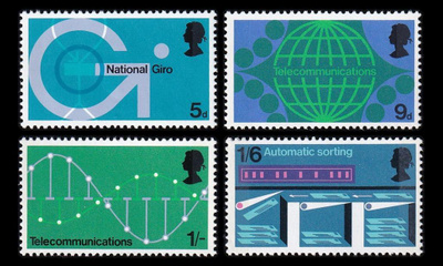 Iso-Britannia 528-31 ** Postiteknologia (1969)