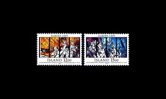 Islanti 665-6 ** Europa moderni arkkitehtuuri (1987)