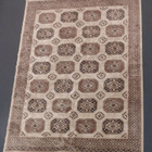 Matto 132 x 182 ohut beige ruskea kuvioitu - pikkukuva 1