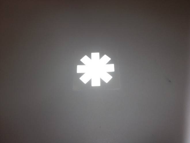 RHCP, red hot chili peppers logo heijastintarra