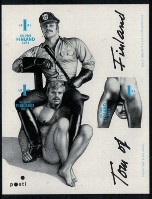 2014 Tom of Finland, postituore pienoisarkki.