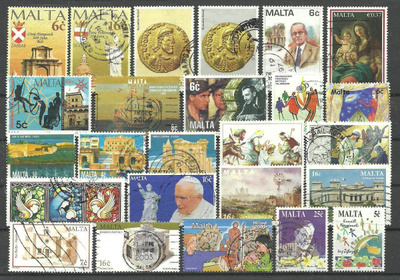 MALTA suuri levyllinen merkkejä o