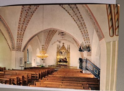 Huittinen, keskiaikainen kirkko, kortti kulk 1987