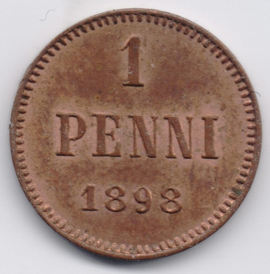 1898 1 penni kl8