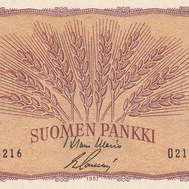 Suomi  100 markkaa 1957 O2114216   kl 9