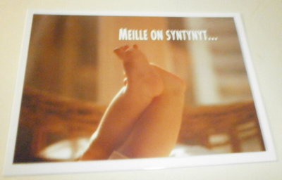 Meille on syntynyt... vauvakortti, ei p.