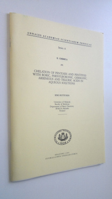 Eine Huttunen : Chelation of pentoses and pentitols with ...