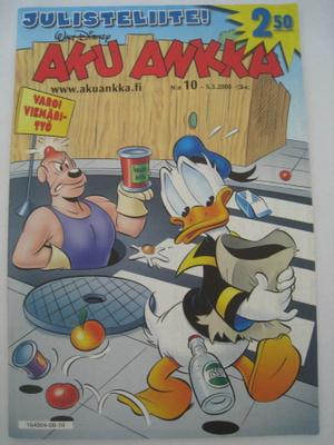 Aku Ankka 10 / 2008 Julisteliite