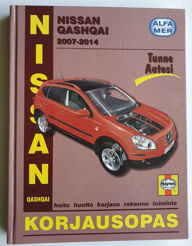 Nissan Qashqai 2007-2014 korjausopas