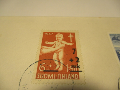 1947 TUB 7+2mk lisäp siirtynyt kuorella - 1949