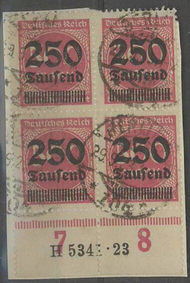 Saksa Mi 295 HAN H5341:23 o