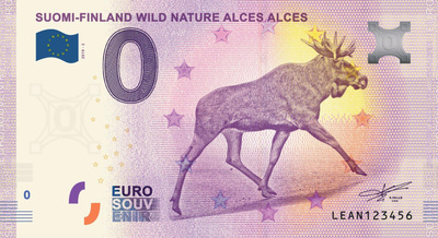 *NOLLA-EURO*2019*SUOMI-FINLAND WILD NATURE-2*HIRVI*