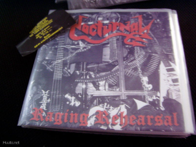 NOCTURNAL - RAGING REHEARSAL 7'' VINYYLI ex/ex