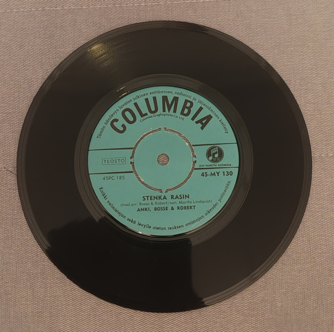 Anki, Bosse Ja Robert, Bosse & Robert Stenka Rasin 7"Single