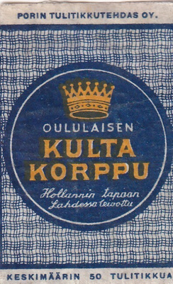 Oululaisen Kulta korppu, Hollannin tapaan.s42