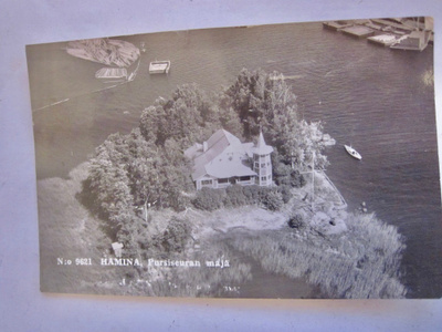 VANHA Postikortti Hamina 1954 Karhumäki
