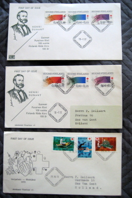 SPR 100v. 19.1.1977  FDC-kuoret  3 kpl (75)