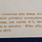 Mainoskortti Milkka 1950-luku. - pikkukuva 3