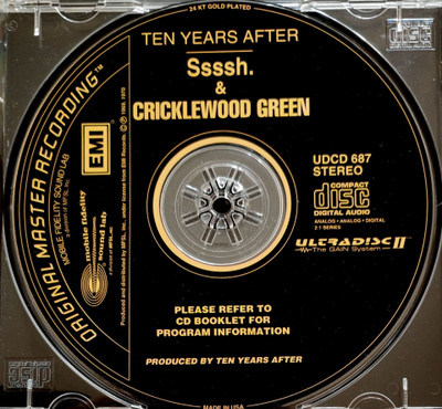 Ten Years After 24 KT Gold CD from Mobile Fidelity Sound Lab