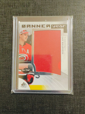 Sebastian Aho - 22-23 SP Game-Used Banner Year