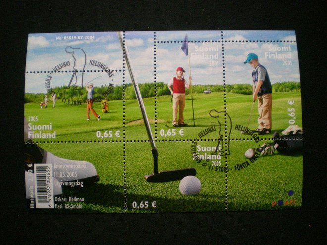 FDC-leimattu blokki Golf - LaPe BL37 o