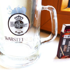 Kolpakko muki olut merkki Warsteiner lasia upea - pikkukuva 1