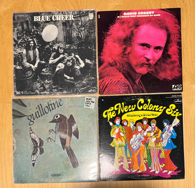 LP-levypaketti 17 levyä psych r&b country folk