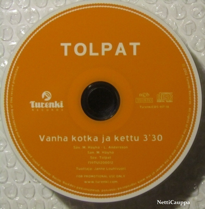 Tolpat • Vanha kotka ja kettu PROMO CDr-Single