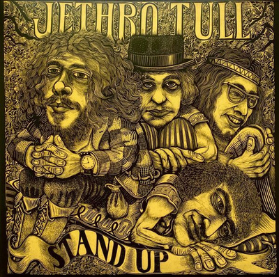 Jethro Tull – Stand Up, cut-out pop up band sleeve