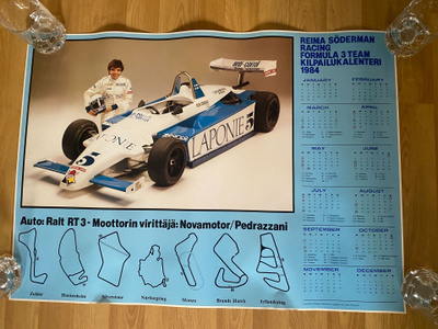 Reima Söderman racing Formula 3 juliste