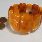 ANTIQUE Vintage Genuine BALTIC AMBER Egg Yolk - pikkukuva 4
