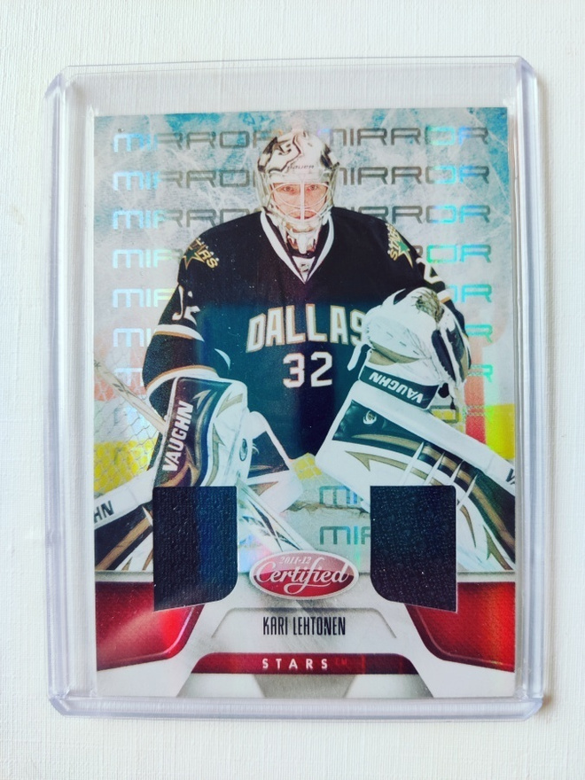 Kari Lehtonen - 11-12 Certified Mirror Red Jersey /150