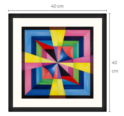 Uusi uniikki abstrakti art print taulu 40 cm x 40 cm