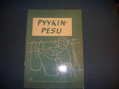 PYYKINPESU (Kotitalosukeskus 1962) Sis.postikulut