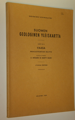 K. ym. Mölder : Suomen geologinen yleiskartta Lehti B 3, ...