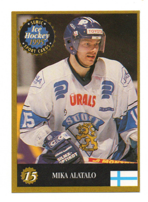 Ice Hockey 1995 n:o 15 MIKA ALATALO