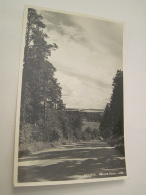 VANHA Postikortti Kuopio 1950-l Alkup.Mallikappale