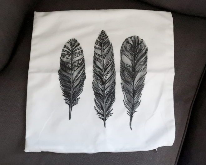 Tyynynpäällinen höyhen