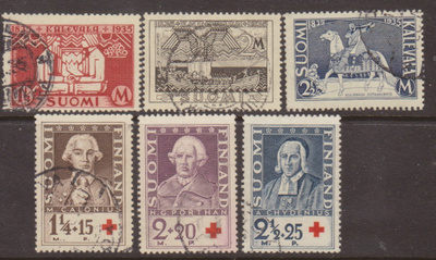 v.1935 Merkit leimattuna