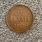 Suomi 5 Penniä 1917 II Väliaikainen hallitus - pikkukuva 1