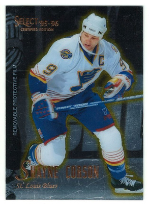 95-96 Select Certified #101 Shayne Corson