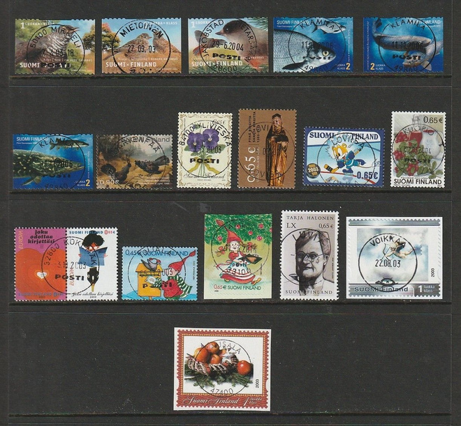Vuoden 2003 merkit loistoleimattuina.